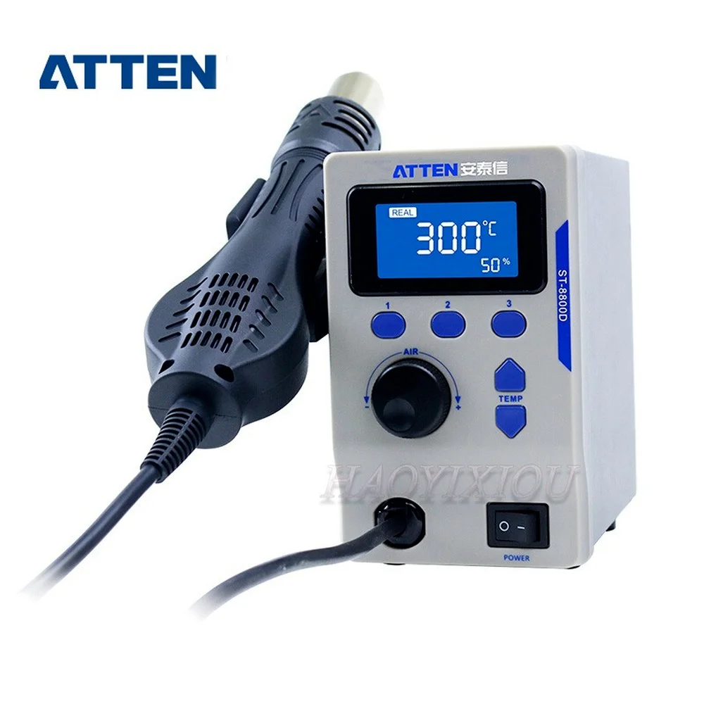 ATTEN ST-8800D heat gun adjustable temperature and air volume anti-static Hot Air Station