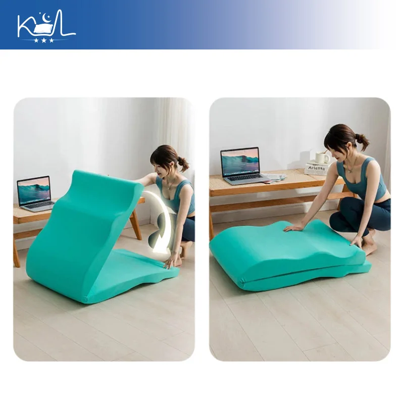 고밀도 폼 인체공학적 매트리스, 정형외과용 등받이 척추 정렬 매트, 바닥용 바디 쉐이핑 요가 매트, 빠른 배송