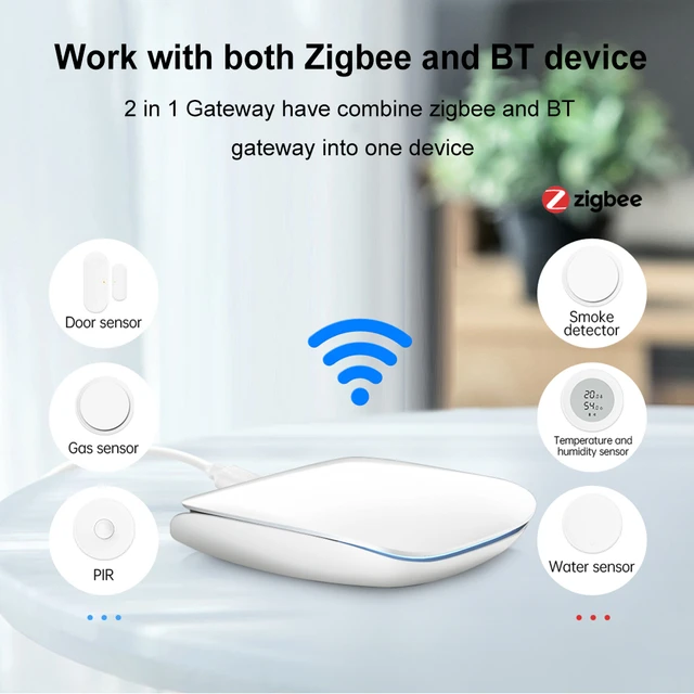 ZigBee Wireless Gateway Hub with App Voice Control via Alexa, Google H –  Jusbtek Smart