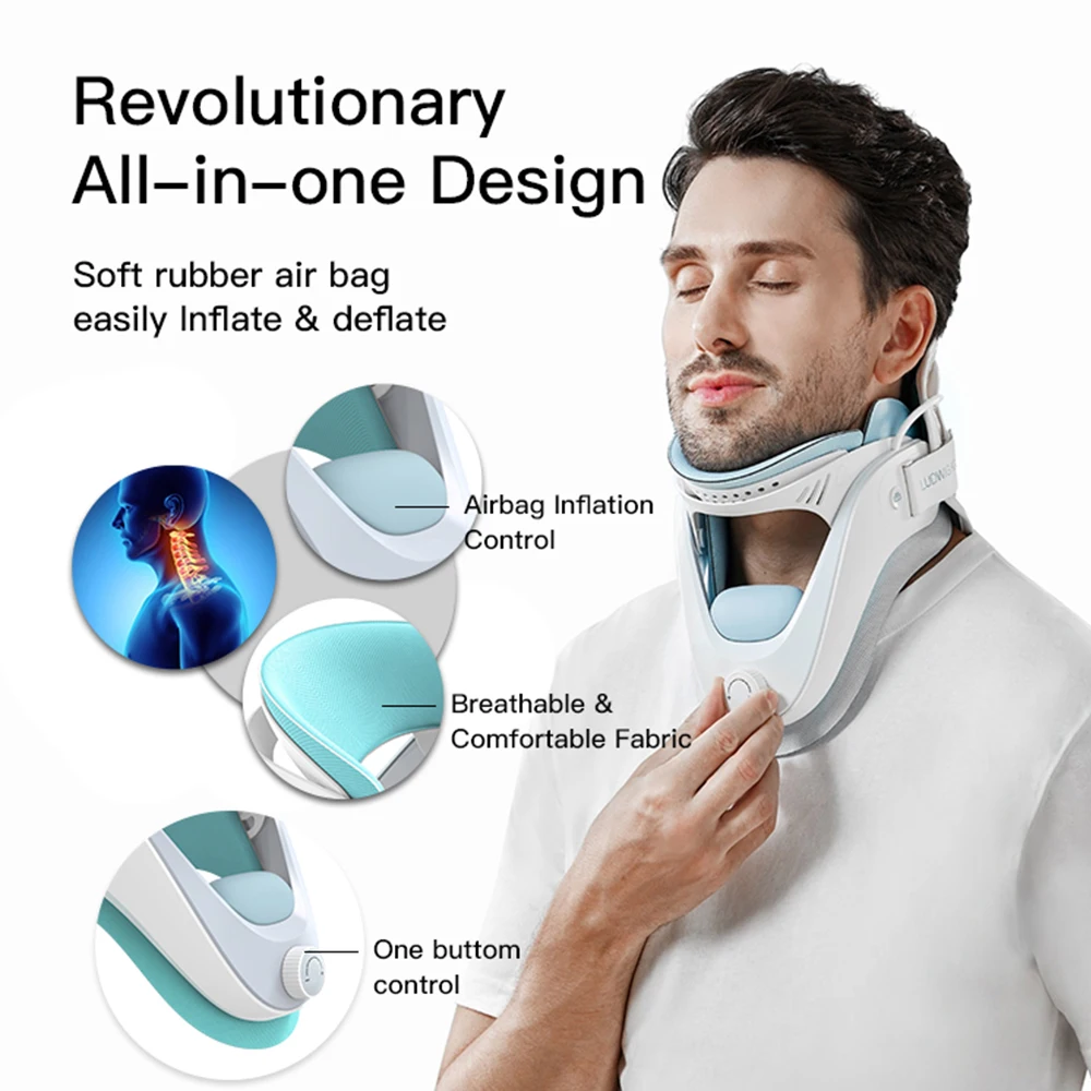 NeckTractionDevicebyAirCollarNeckStretcherCervicalTractionDeviceNeckShoulderPain
