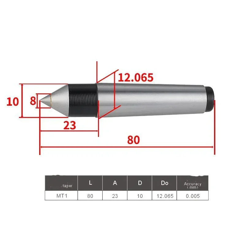 1PC Lathe Mohs Thimble Cylindrical Grinder Hardware Tool Accessories MT1 Thimble Alloy Fixed