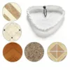 Microfiber Steam Mop Pads Replacement Pads Compatible With H20 Mop X5 Triangle Washable Steam Mop Pads Microfibre Cloth 2