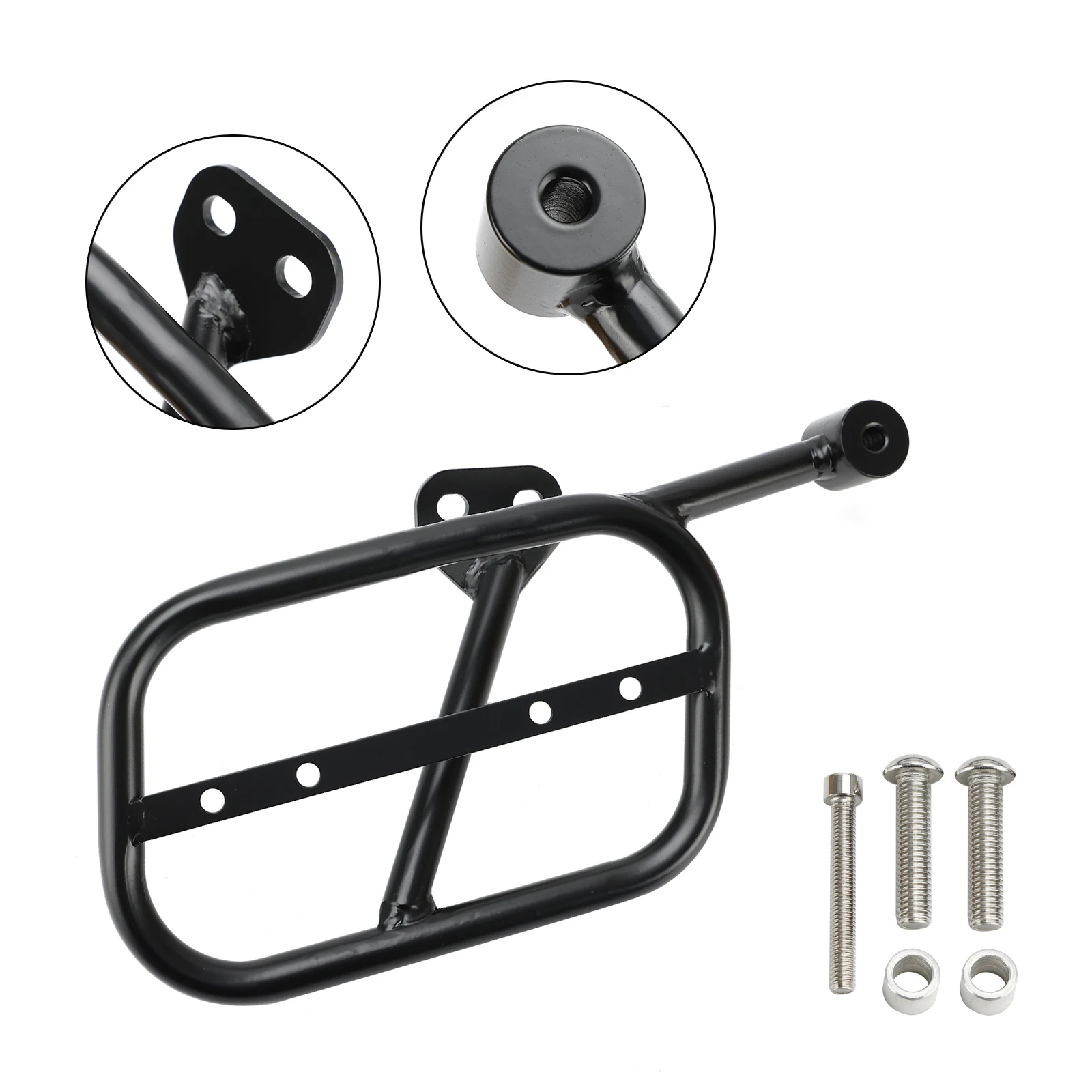 Luggage Rack Side Saddle Bag Mount Bracket Right for Guzzi V9 Bobber Roamer 18+