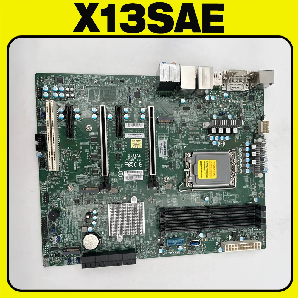 

X13SAE W680 12th Core DDR5 PCI-E5.0 Single Channel Workstation Motherboard For Supermicro