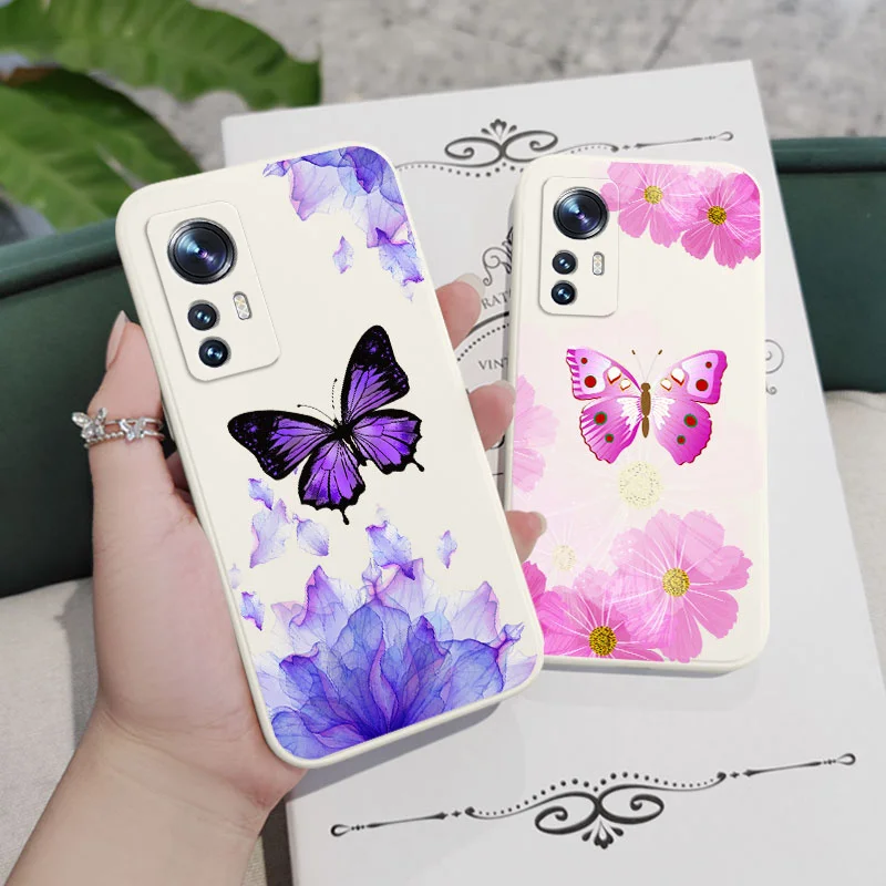 Printed Butterfly Design Phone Case