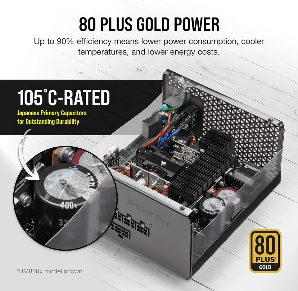 Corsair RM1000x フルモジュラー ATX 1000W 電源 80 PLUS