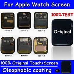 Original For Apple Watch Series 1 2 3 4 5 6 LCD Touch Screen Sensor Digitizer Assembly For iWatch SE Display 38/42MM 40/44MM