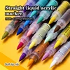 GN Acrylic Paint Pens Markers Brush Tip Paint Markers For Rock Painting Wood Canvas Stone,Christmas Gift DIY Crafts 1pc 8101 4
