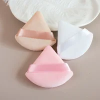 Triangle Powder Puff Soft Makeup Sponge for Face Make Up Eyes Contouring Shadow Cosmetic Washable Mini Velvet Foundation Puff 1