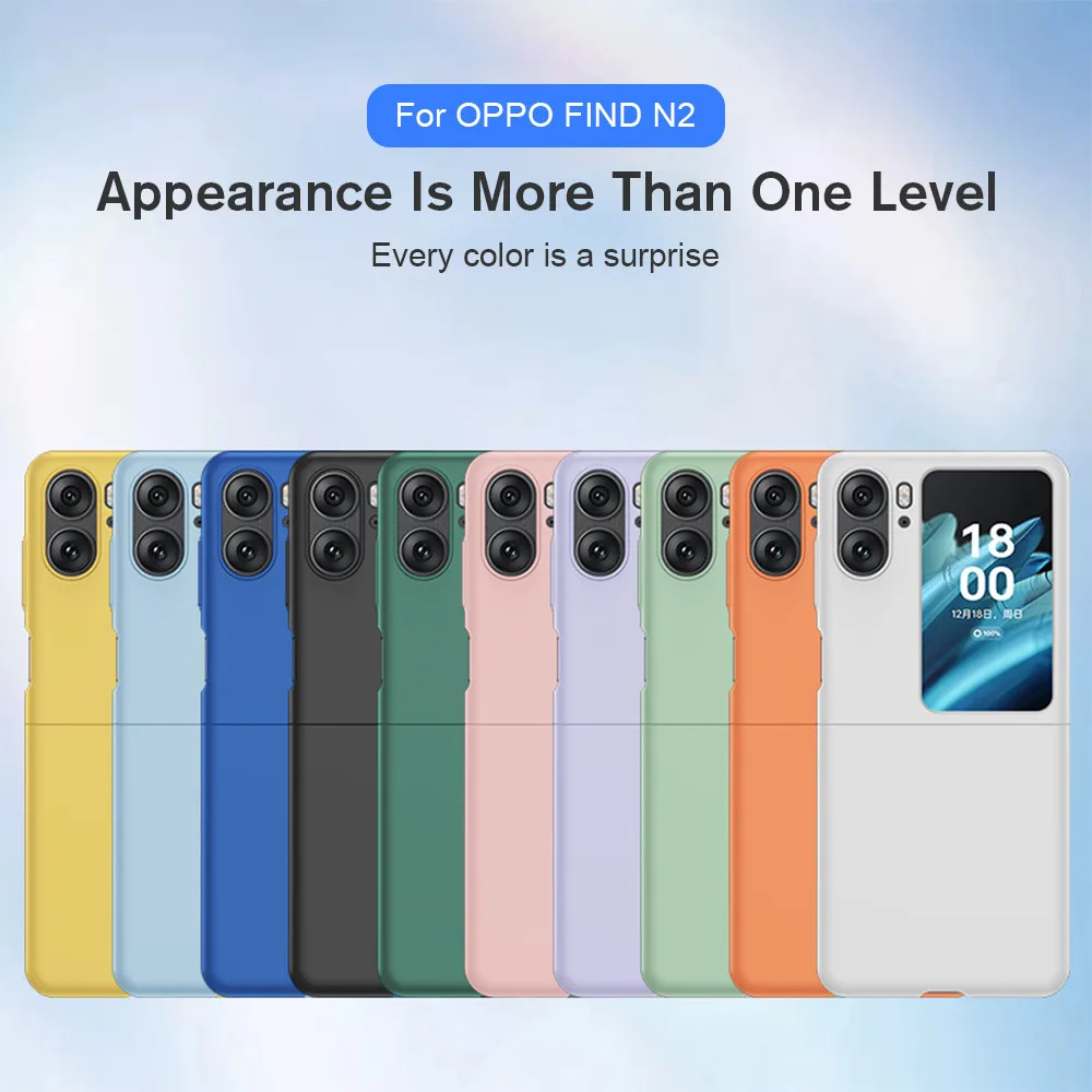 Candy Color Hard Slim Foldable Protective Case - Skin Feel Finish