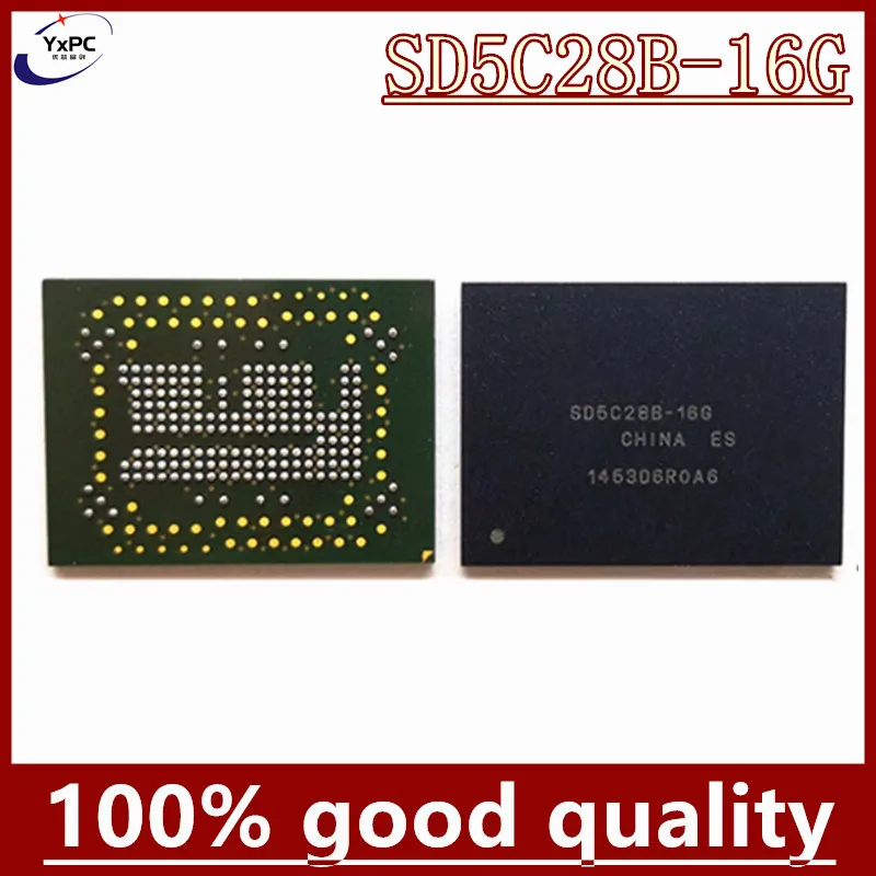 

SD5C28B-16G SD5C28B 16G 16G BGA186 EMCP 16GB Flash Memory IC Chipset With Balls