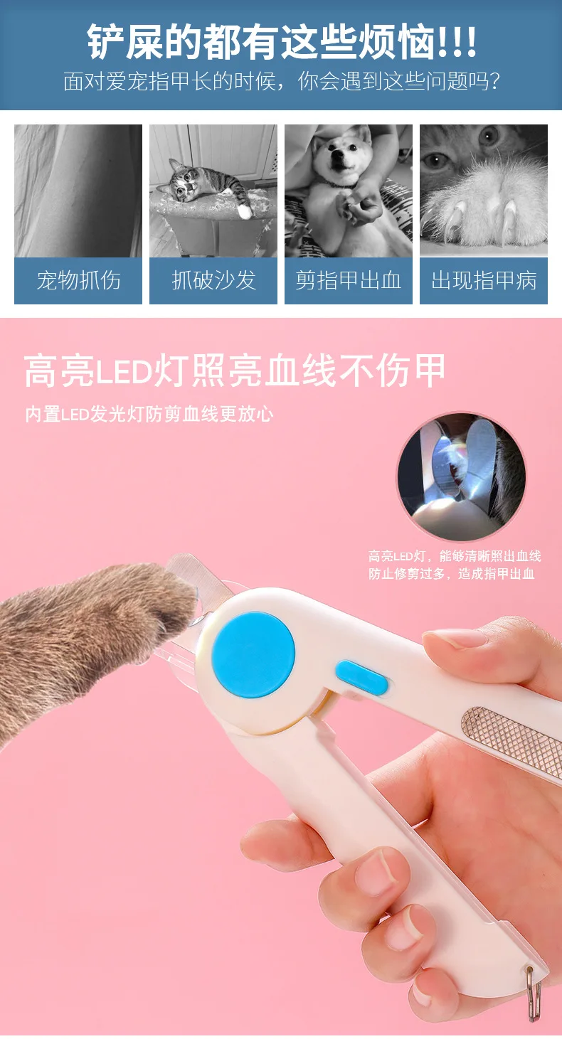Title 2, Professional Pet Nail Clipper Scissors For Dog ...