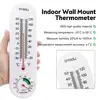 Wall Hang Accurate Plastic Thermometer For Home Thermometer Hygrometer Humidity Monitor Meter Greenhouse Breeding Hygrometer 6