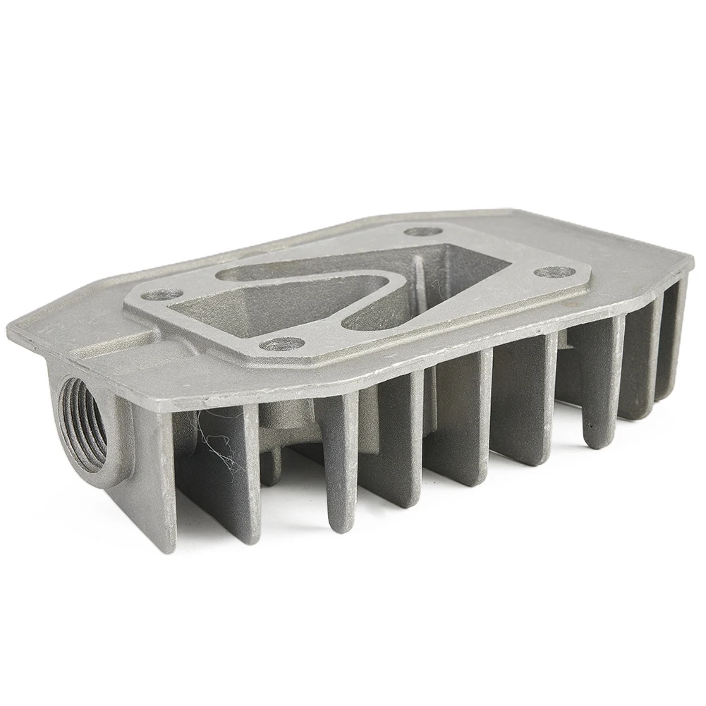 

1pc Air Compressor Cylinder Head G1/2in Thread Cooling Cover 48 X 72mm Bama Aluminum Cover Spare Parts Power Tools Accessories
