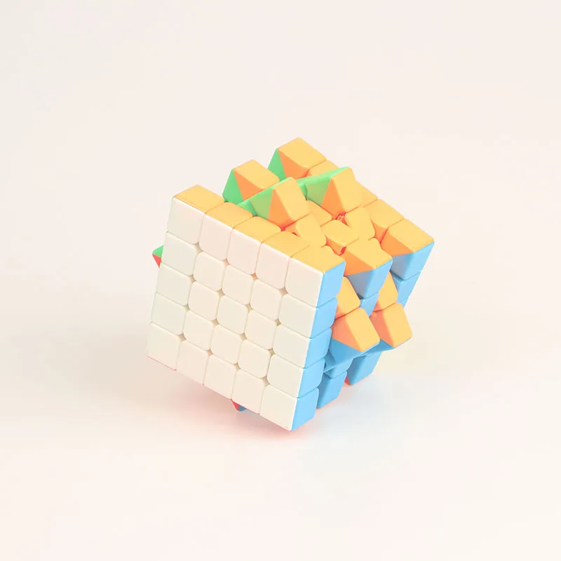 5x5x5 Cube Stickerless Stress Relief Puzzle Professional Education Smooth Speed cube Competition Children's Toy Gifts