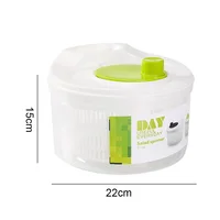 Salad Spinner Dryer Vegetable Fruit Food Drain Basket Dehydrator Quick Washing Drying Manual Centrifuge Kitchen Household Tool 6