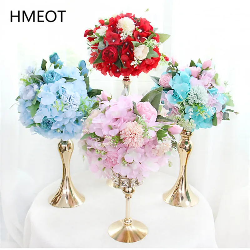 Handmade Ins Pink Flower Table Centerpiece Decor Artificial Roses