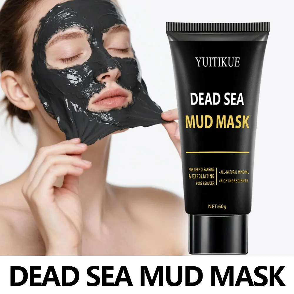 YUITIKEU peel-off mask, deeply cleanses and exfoliates, tightens pores, made from natural ingredients rich in minerals.