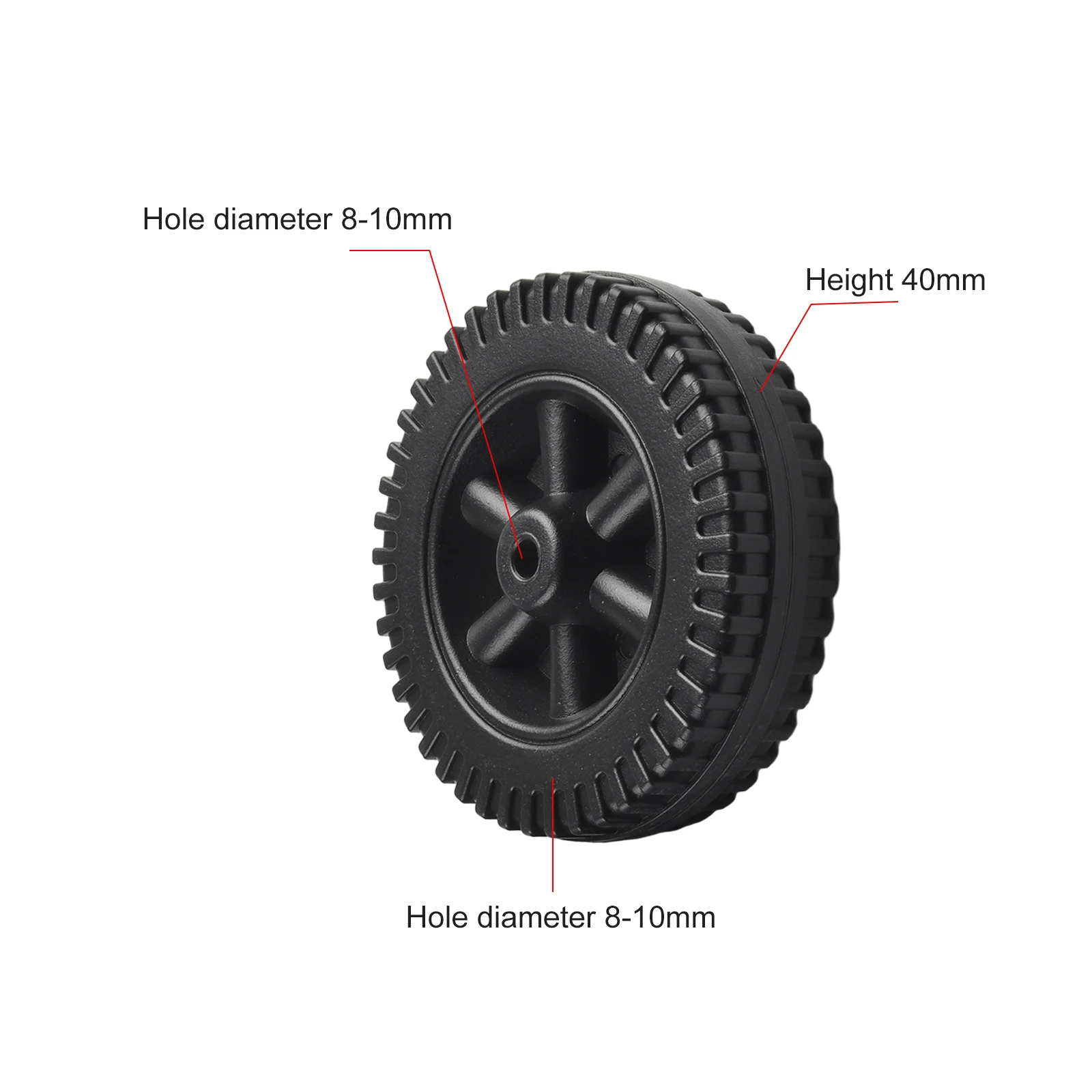 2pcs 6" Grill Wheels Replacement Parts For Charbroil And Other Brands Barbecue Grill Stove