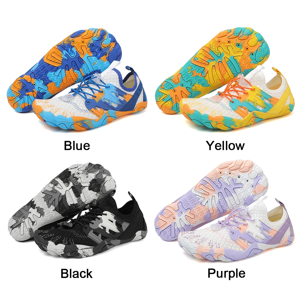 Water Shoes Breathable Lightweight Aqua Shoes Quick Drying Gym Fitness Shoes Casual Wading Shoes for Hiking Kayaking Surfing
