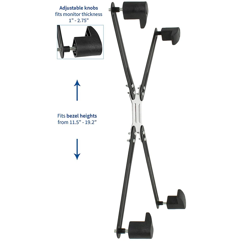  VESA Ʈ ŰƮ, 19-27 ġ LED LCD  ũ, 75mm  100mm  귡Ŷ, Stand-VAD1