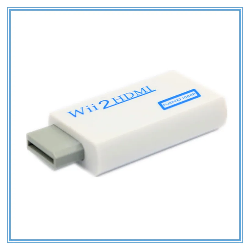 Wii Hdmi Converter Adapter Connect 1080p 720p Output Video 3.5mm Audio  Compatible with Nintendo Wii Wii U HDTV Monitor