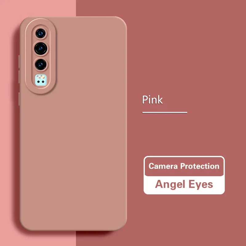 Angel Eyes Soft Liquid Silicone Phone Case - Solid Basic Design