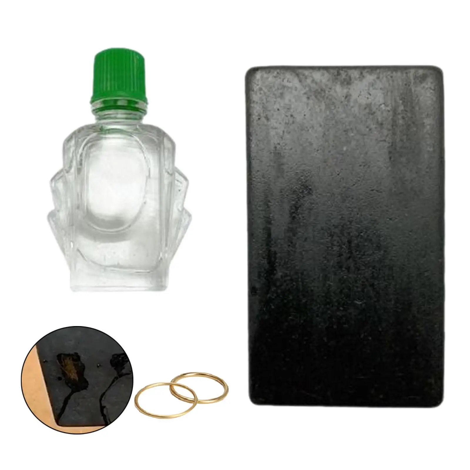 Gold Testing Kit Gold Testing Stone Detect Precious Metals 10K 14K 18K 22K 24K Practical Jewelry Test Stone Gold Detecting Stone