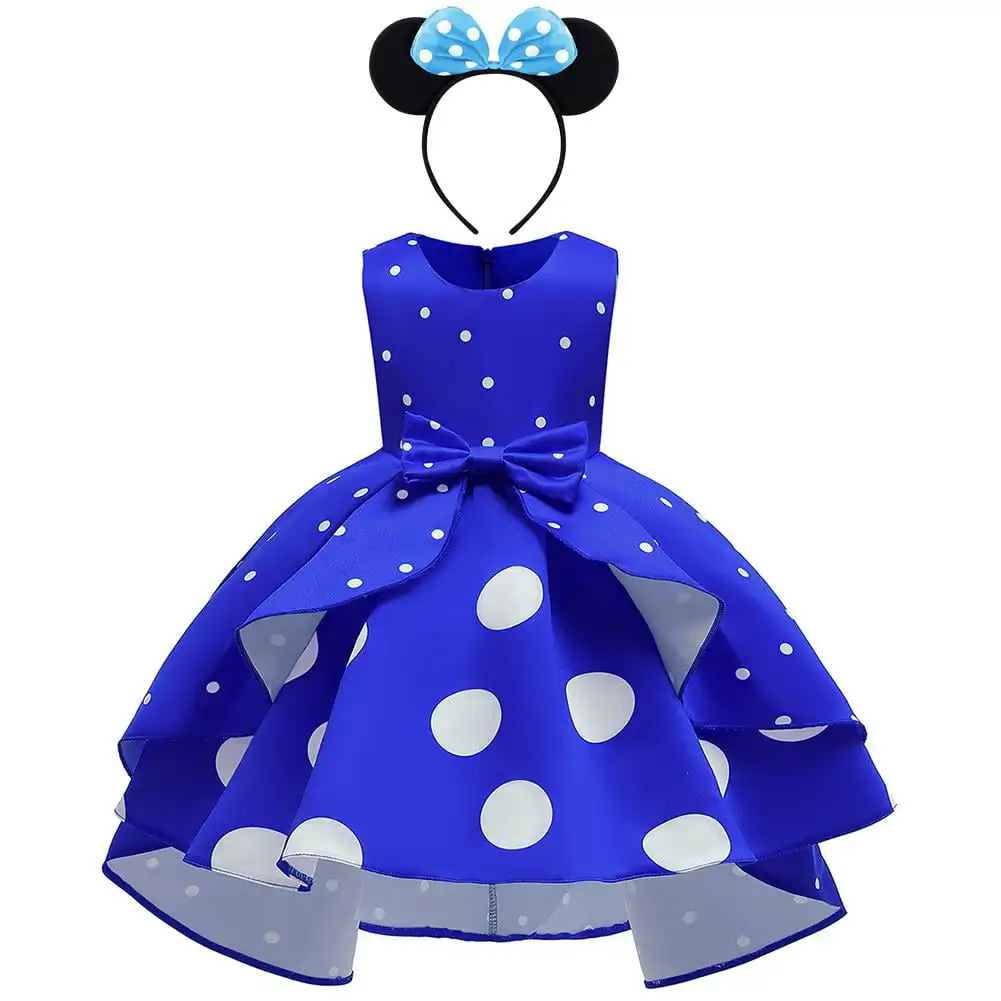 Fancy Minnie Dress Set with Headband