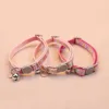 Exquisite Floral Embroidered Cat Collars Adjustable And Durable Pet Collars Cat Supplies Cute Lace Collar With Bell Perfect 4