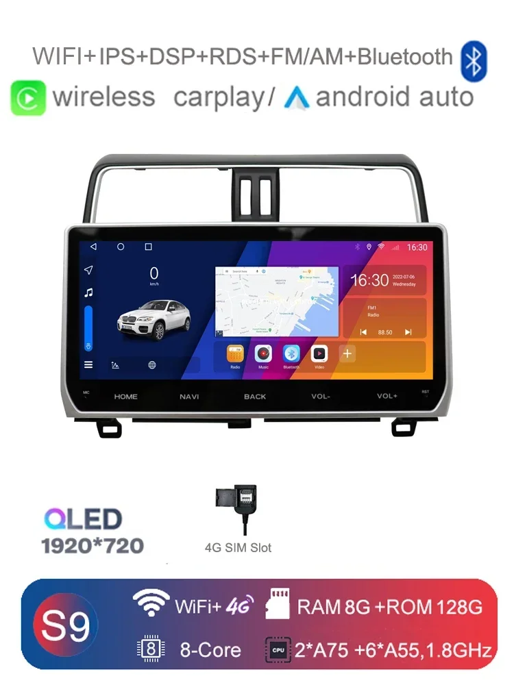 8GB 128G LTE Carplay
