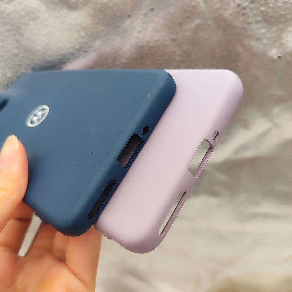 Liquid Silicone Shockproof Cover - Signature Case for Motorola Edge & Moto G Series