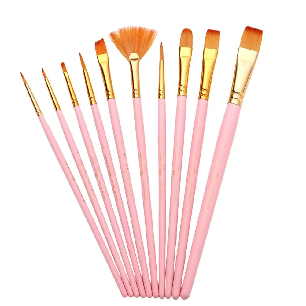 Paint Brushes Set Eco-friendly Watercolor Paint Brushes Slim DIY Convenient  Watercolor Round Pointed Tip Paint Brushes Kit - AliExpress