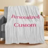 Personalized Custom Blanket with Photo - Unique Gift for Boyfriend Birthday Girls Dogs Guest Celebration Soft Comforter Throw 6