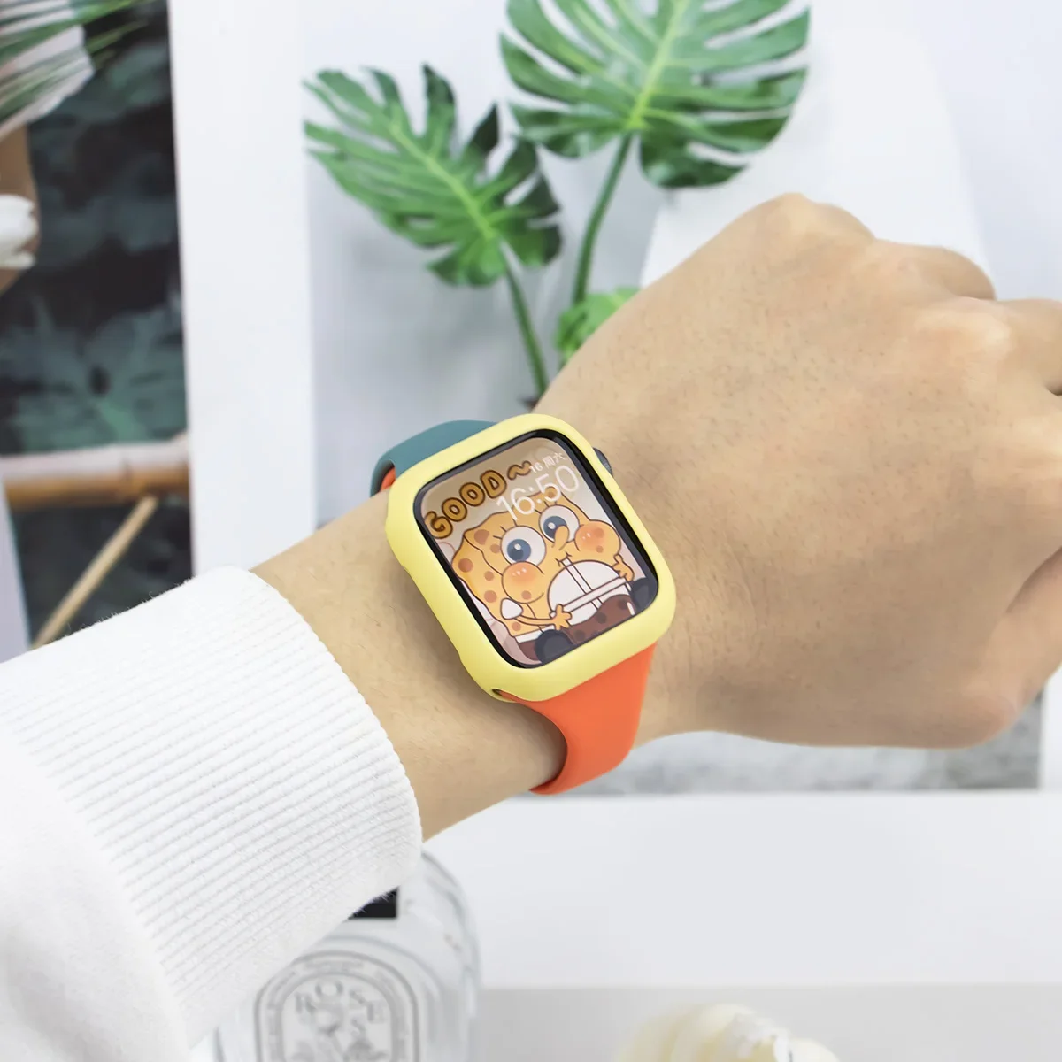 Soft Silicone Sports Strap with Protective Case