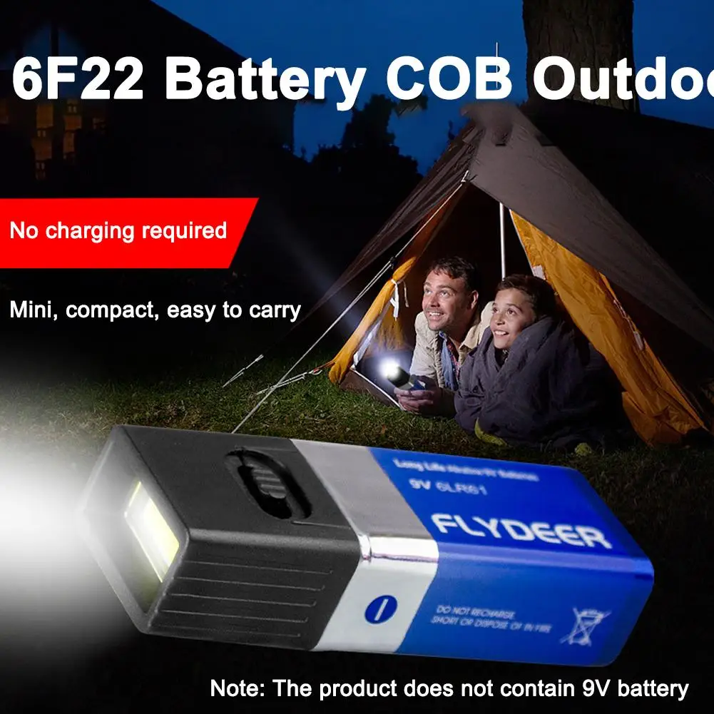 Portable 9V Battery Outdoor Work Light