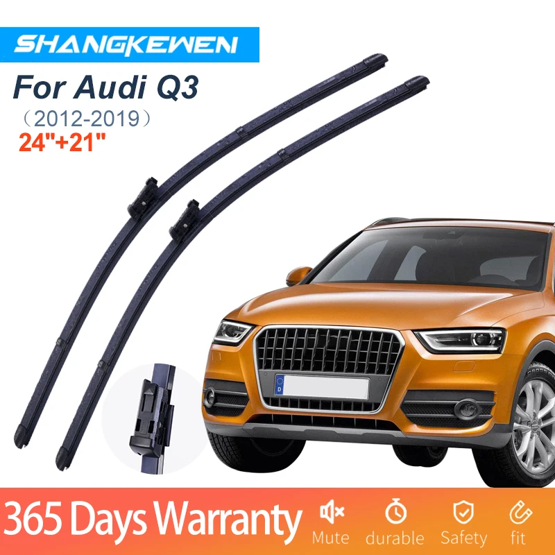 Car Wipers Blade For Audi Q3 Universal Frameless Noise Reduction