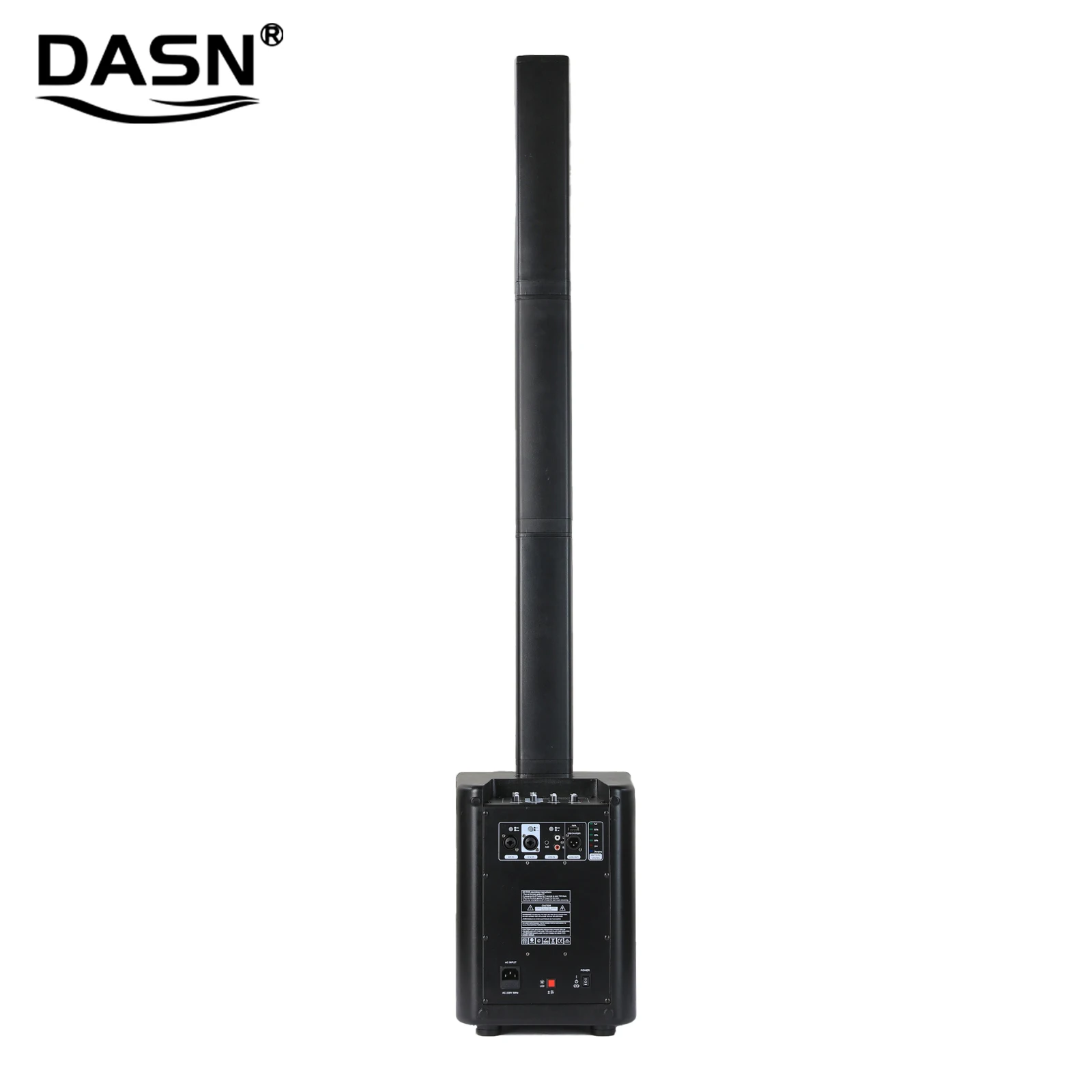 B10 800W Power Class D Rechargeable Active Column Battery Speakers Indoor Party Band With LED Plastic Audio PRO PA System