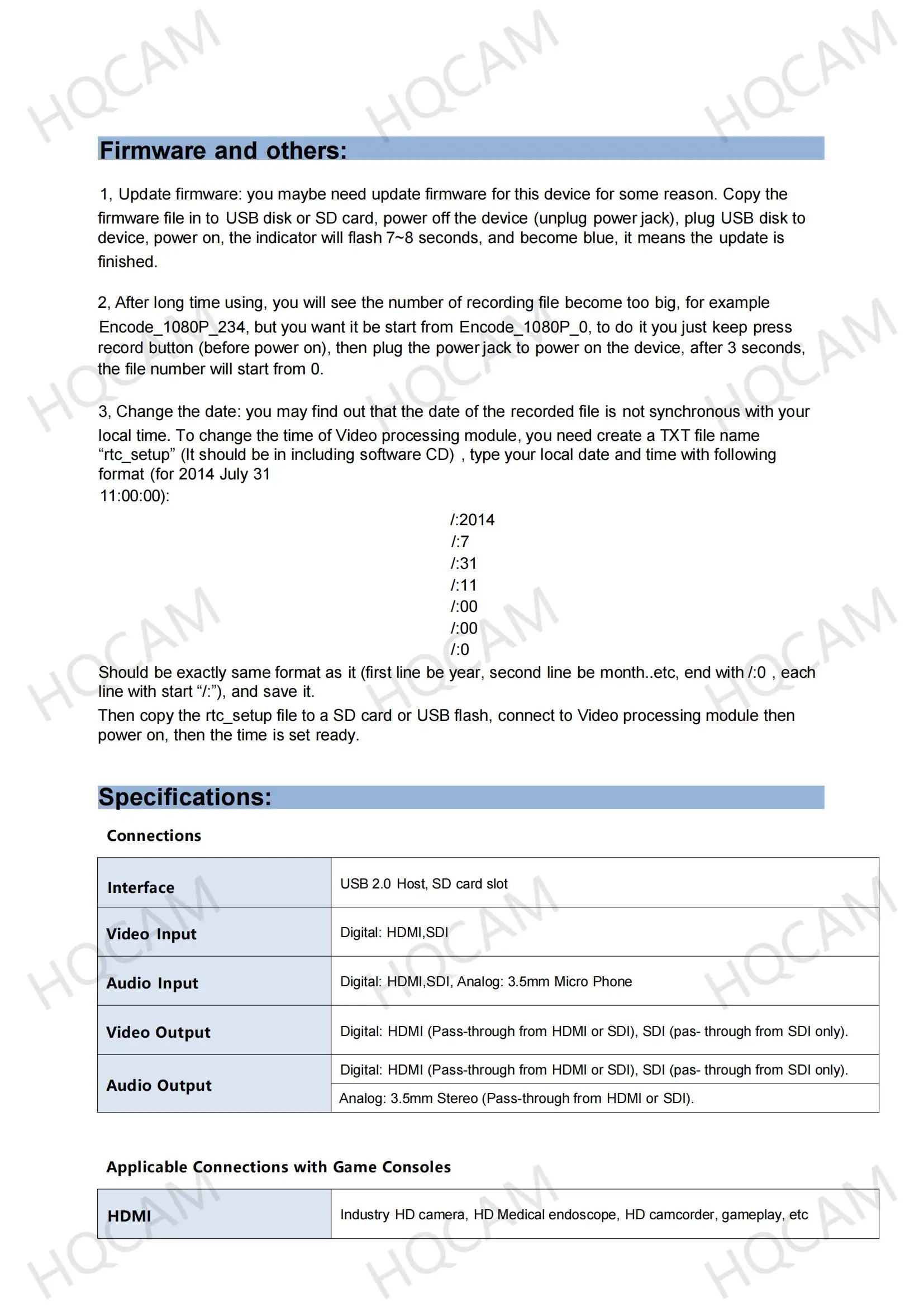 Endoskopická video doska so značenými ovládacími oblasťami