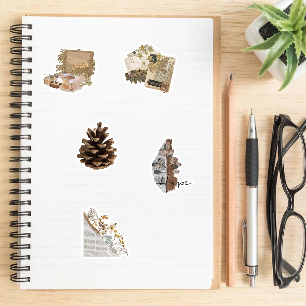 Рисунок 6 - винтажные наклейки-коллажи