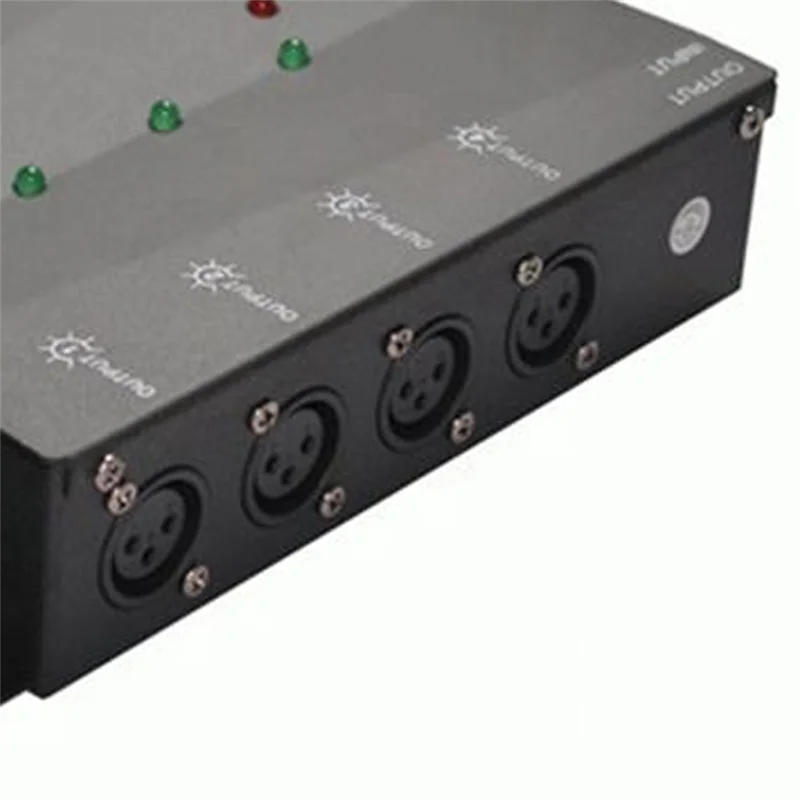 B48A 4채널 무선 분리형 DMX512 스플리터 디스트리뷰터 DMX512/1990 신호 데이터 1입력 4출력 측면 설치형
