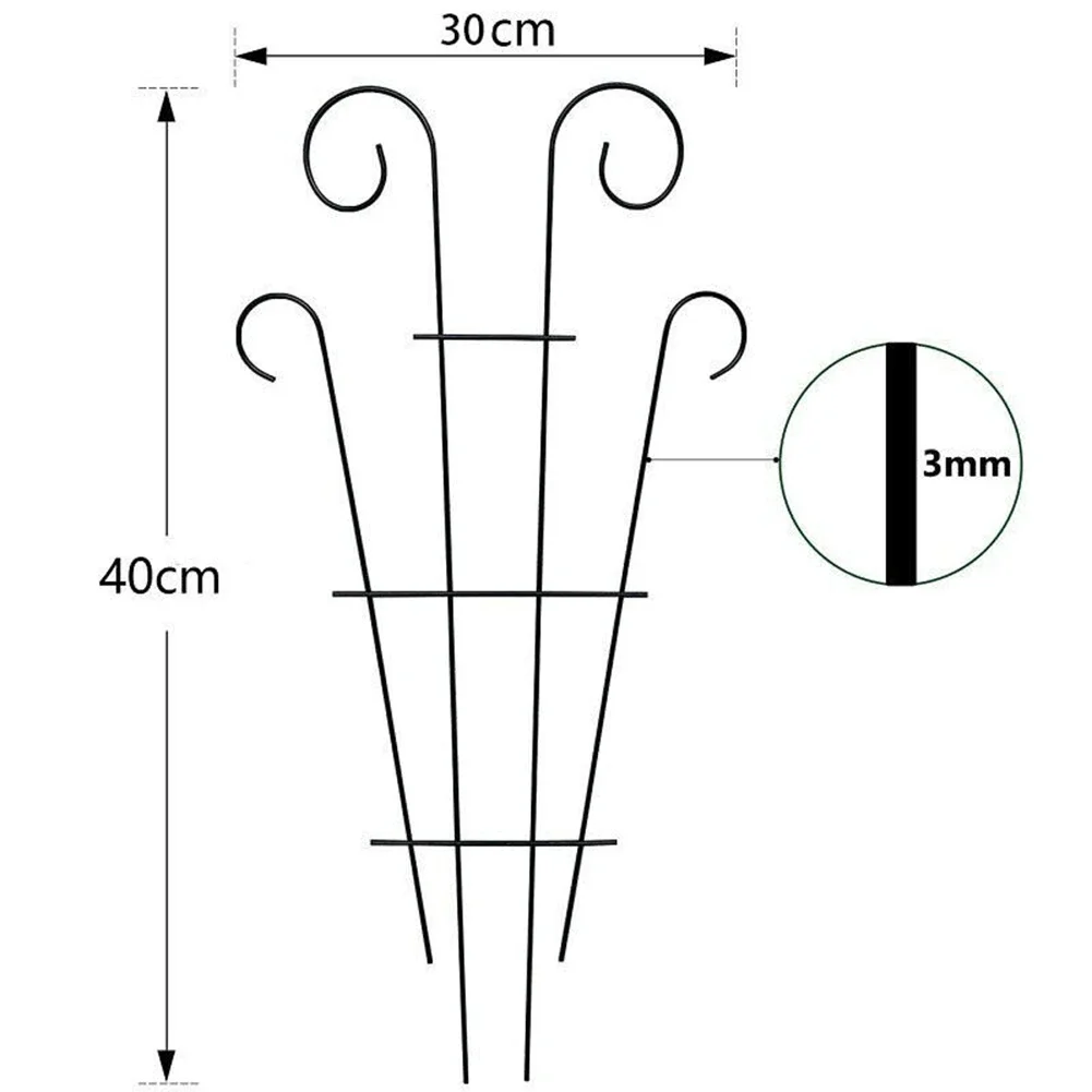 

Plant Support Plant Climbing Frame Garden Rattan Flower Stand 1pc 4.*3.*0.3cm Flower Plant Stand Rattan Bracket
