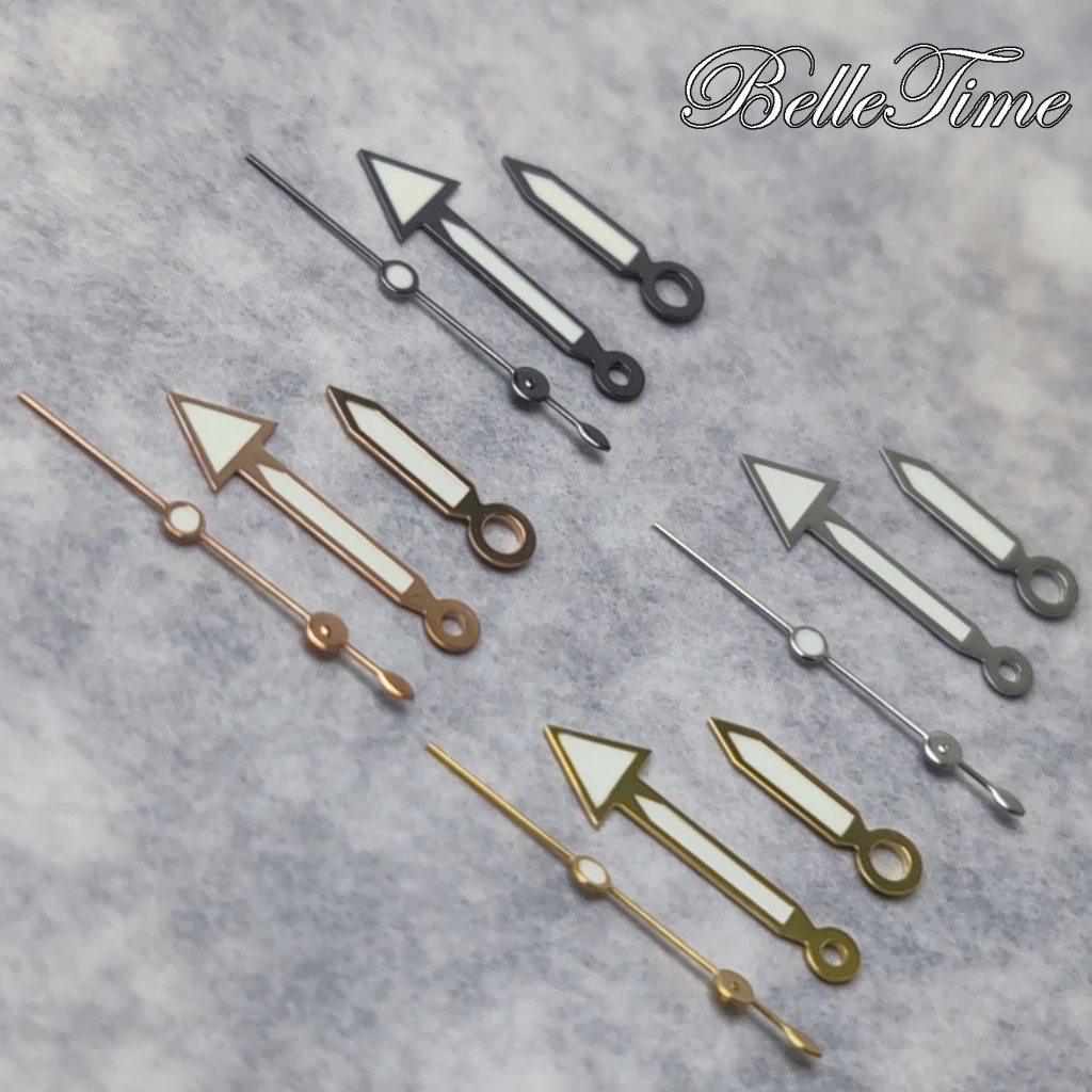 Silver/Gun/Rose Gold/Gold C3 Green luminous Watch Hands For NH35 NH36 NH38 NH39 NH70 NH72 Movement Watch Accessories