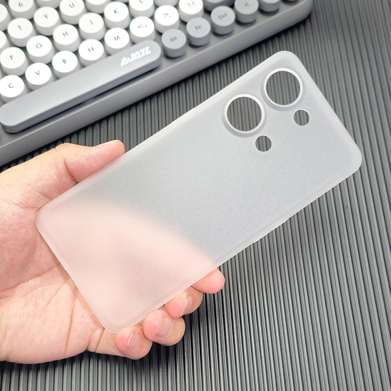 Ultra Thin Anti-Fingerprint Clear Matte Back Case for OnePlus Nord 3 / ACE 2V (0.5mm)