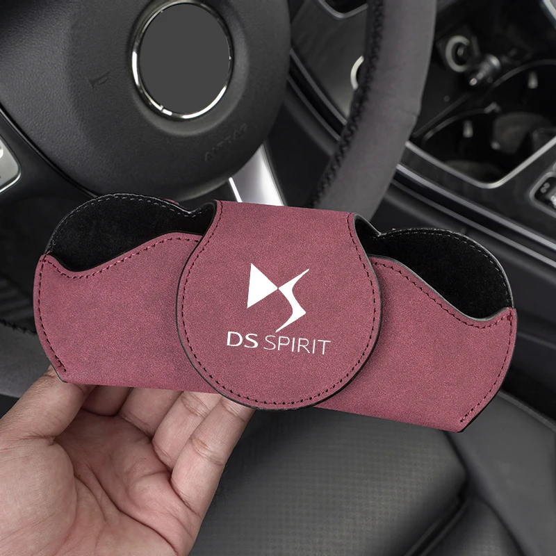 자동차 선 바이저 안경 상자 카드 펜꽂이 보관 케이스, DS DS4S DS5 5LS DS3 DS4 DS6 DS7 DS9 와일드 루비스 스피릿 E-텐스용