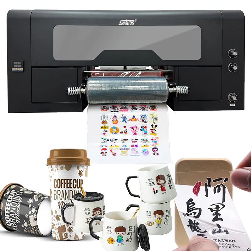

30cm AB film UV dtf printer sticker printer glass plastic double xp600 head crystal label dtf printer