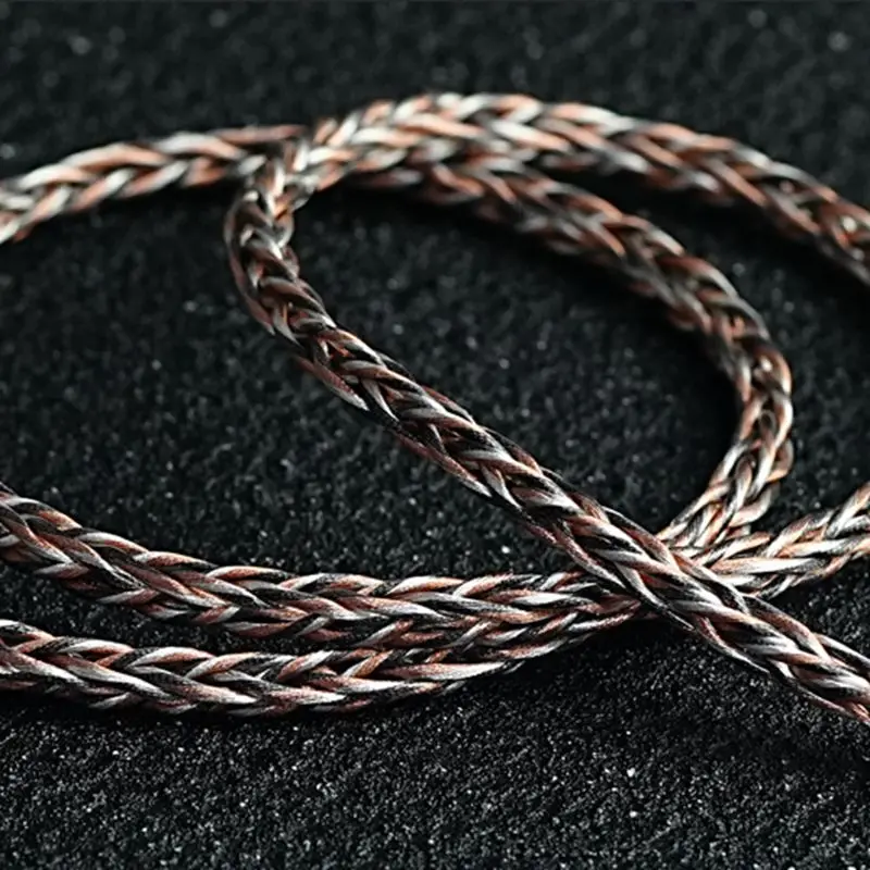 Xinhs銀メッキアップグレードケーブル、グラフェンヘッドフォン