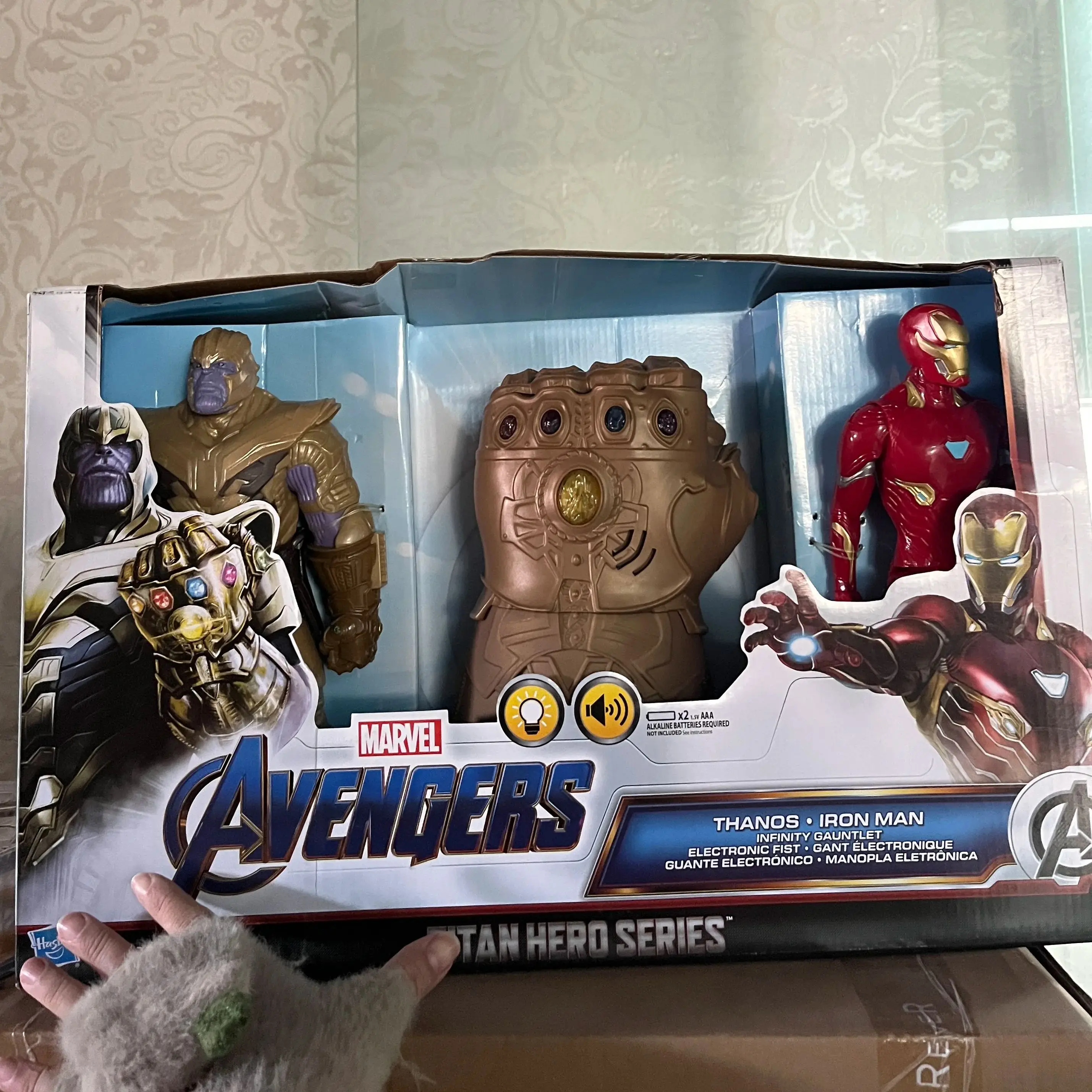 Jouet Figurine Électronique Iron Man Avengers Série Héros Titan Marvel  Captain América Civil War 30 cm