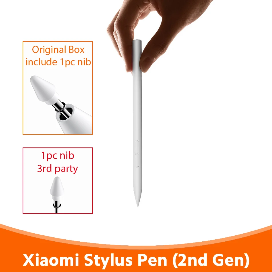 Xiaomi Smart Pen 2 Original Xiaomi Stylus Pen 2nd For Xiaomi Pad 6 / 6 Pro  Mi Pad 5 / 5 Pro