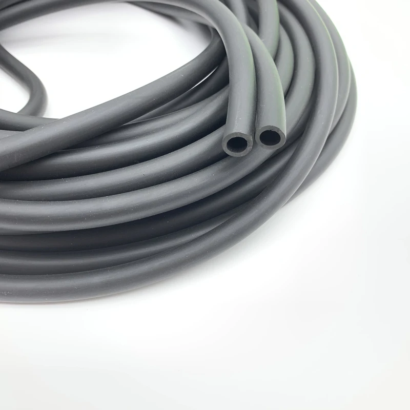 1Meter -60 ~200 DegrHeat Resistant I.D 2~19mm Black Flexible Silica Gel Pipe Aquarium Air Pump Soft Rubber Silicone Hose